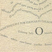 Calligrams by Guillaume Apollinaire