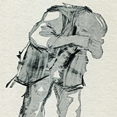 Old Man Rubbing His Eyes by Robert Bly