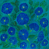 Description of a Flash of Cobalt Blue by Jorge Esqunica